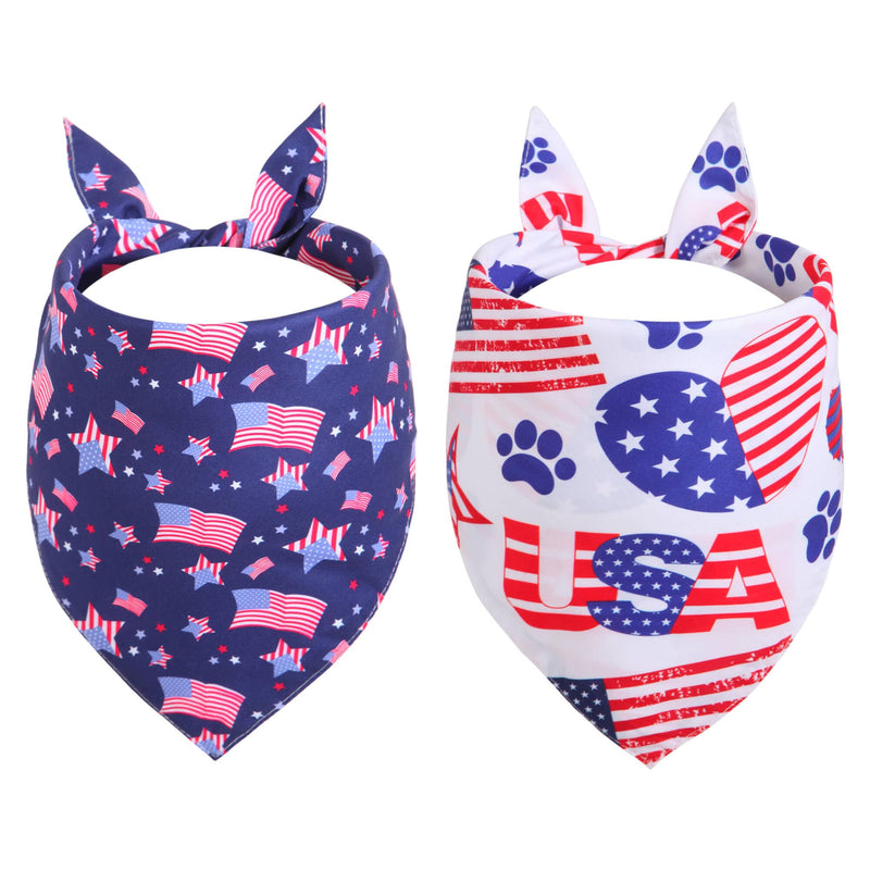 Patriotic Dog Bandanas