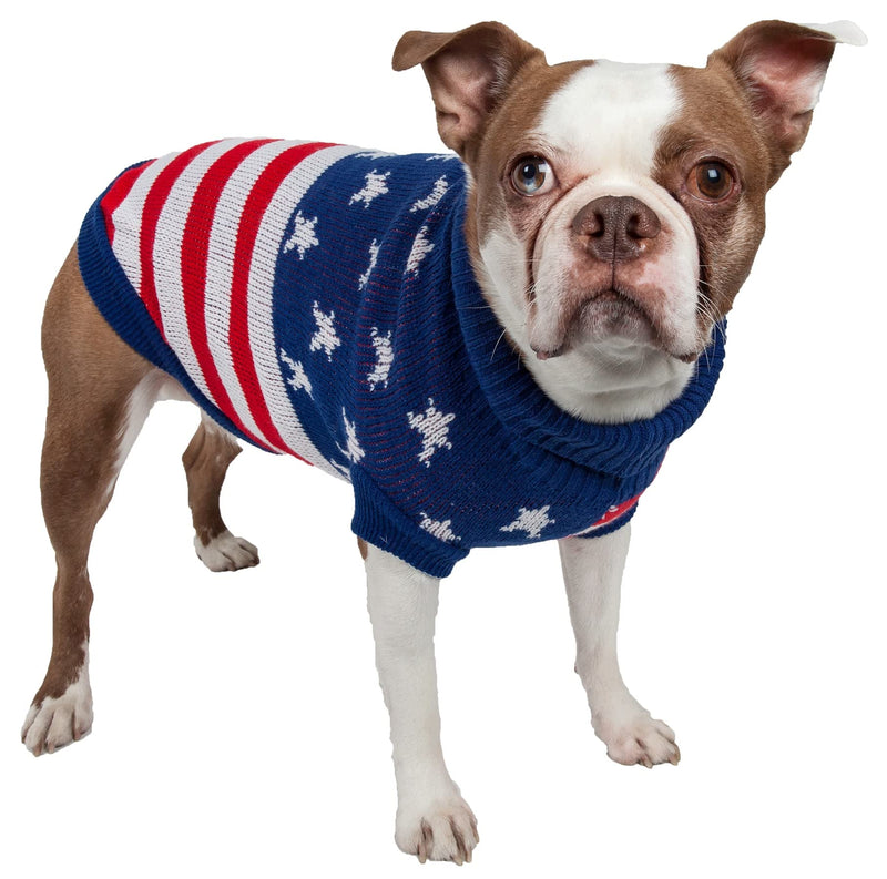 Patriotic Star Pet Sweater